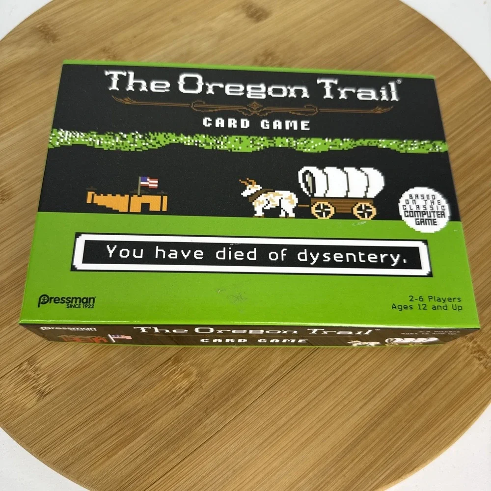 The Oregon Trail Pressman Card Game‎ 2-6 Players Ages 8+ 2016 Edition